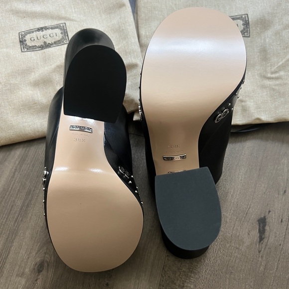 Authentic Brand New Gucci Studded Platform Sandals size 38.5 - Picture 12 of 14